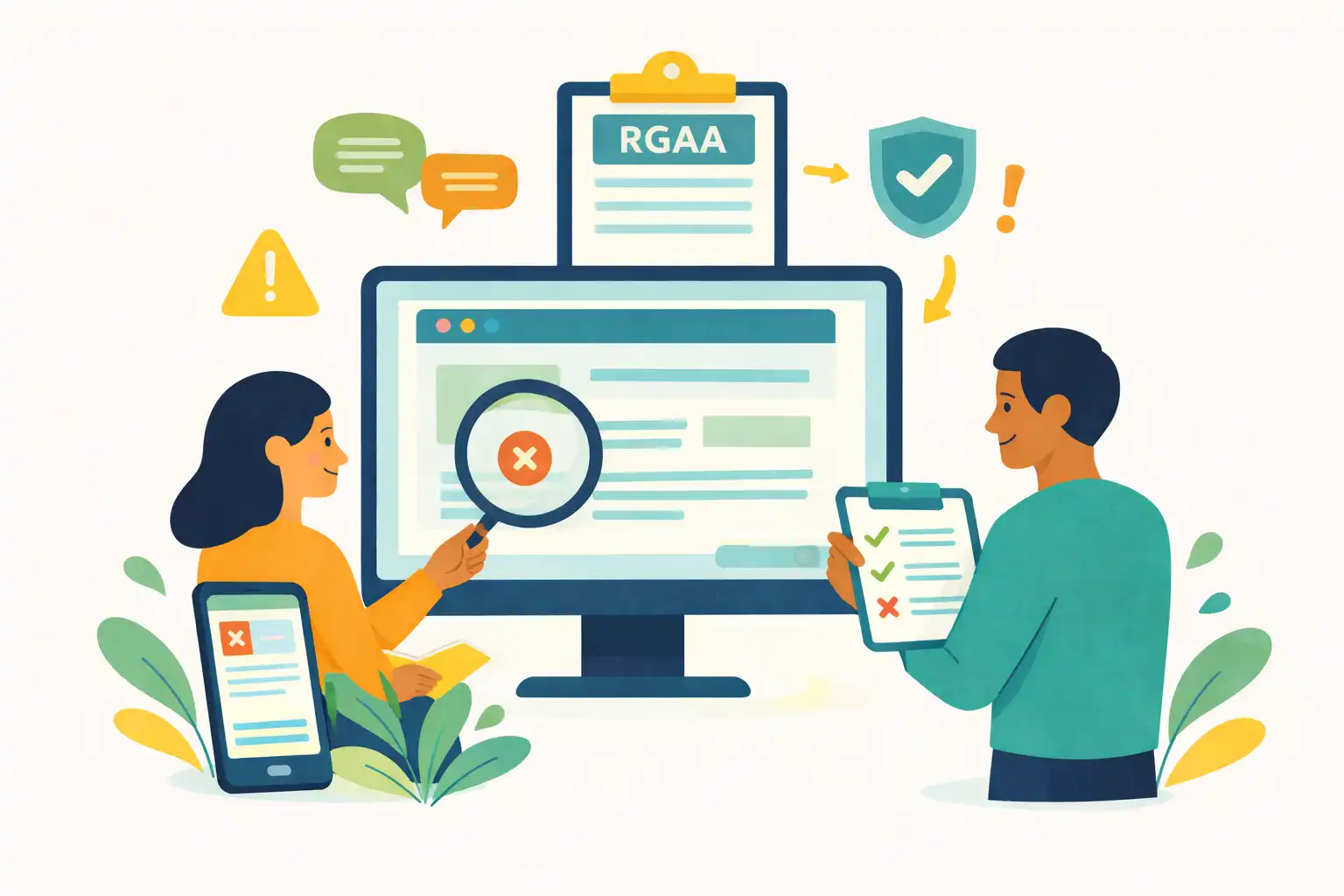 Recette RGAA : organiser une phase de tests sans mobiliser l’équipe technique