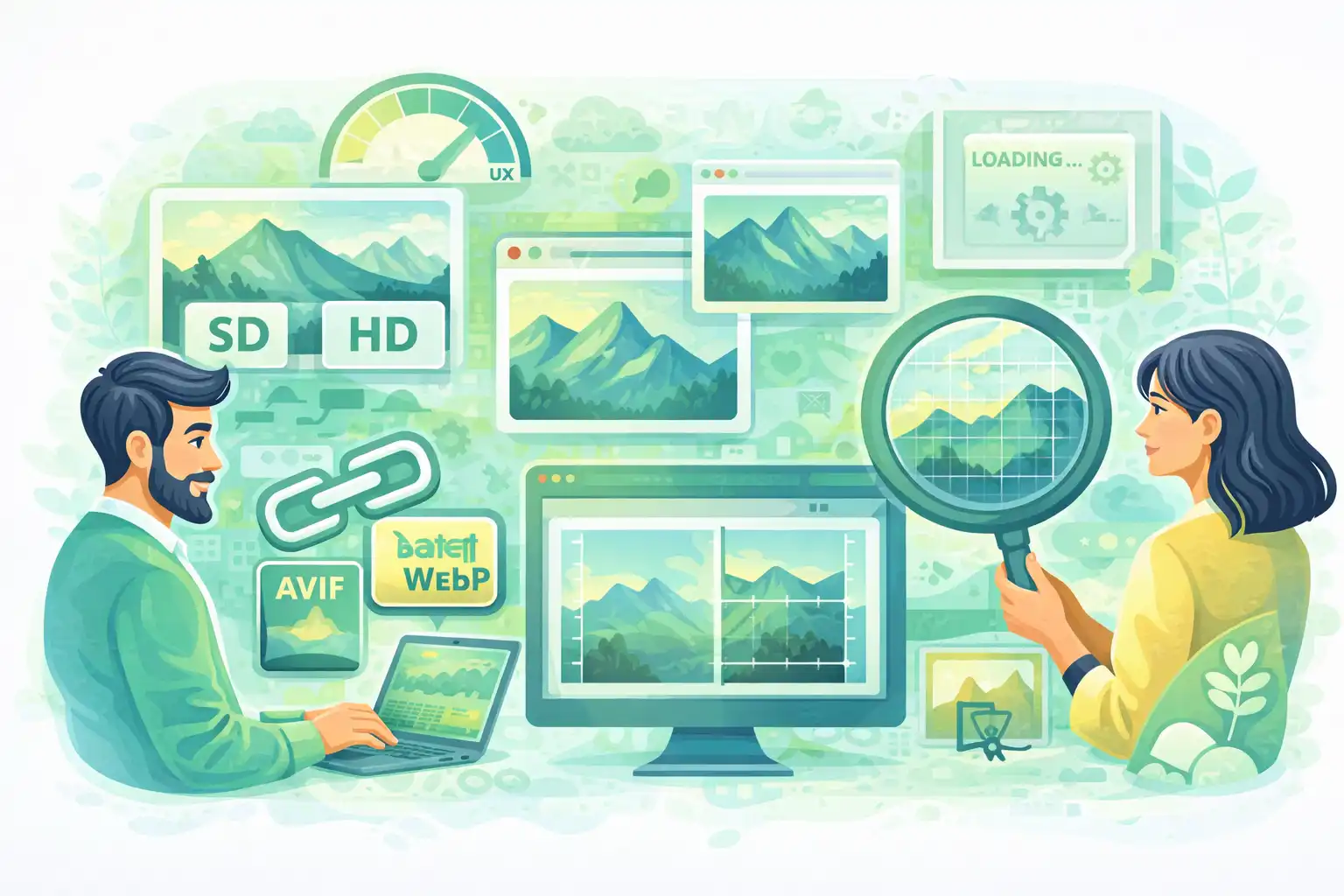 Images : formats (AVIF/WebP), redimensionnement et lazy-load sans dégrader l’UX