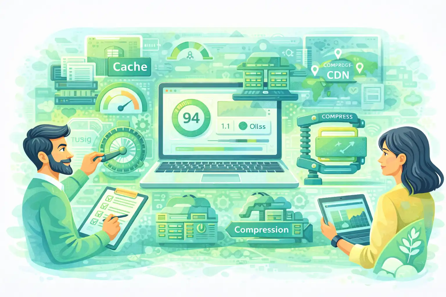 Cache, CDN, compression : les réglages qui comptent vraiment